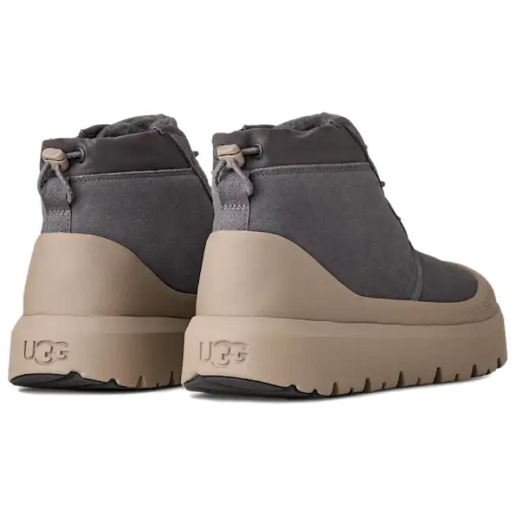 UGG Neumel Weather Hybrid Simple Comfortable Short Boots Men Boots Gray Brown 1143991-OBB