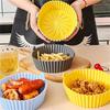 Soft Cooking Liners Baking Basket Heating Baking Pan For Air Fryer Silicone Pot