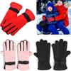 Non-slip Ski Gloves Waterproof Warm Gloves Winter Warm Kid Gloves Adult