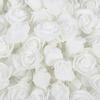 200Pcs Teddy Bear Roses 3cm PE Foam Rose Head Artificial Flower Home Decorative Wreath Wedding Valentines Day DIY Gift