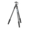 LEOFOTO Carbon Tripod Ranger Series Free Head Set Leg Diameter 22mm 4 Stages Nut Lock Load Capacity 6kg Compatible Quick Shoe 576852 LS-224C+LH-25