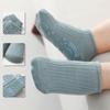 Baby Socks For Newborn Anti-slip Socks Child Solid Cotton Striped Socks Prink