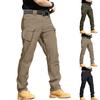 Men's Quick Dry Work Cargo Pants Lightweight Waterproof Outdoor Fishing Camping Cargo Work Pants With 10 Pockets