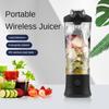 600ML Portable Wireless Electric Blender Personal Fruit Juice Blender Rechargeable Mini Smoothies Mixer