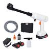 Electric Pressure Washer, 180W Portable Auto Cordless Electric Power Washer with 6-in-1 and Adjustable Nozzle 2 Batteries 1 Charger