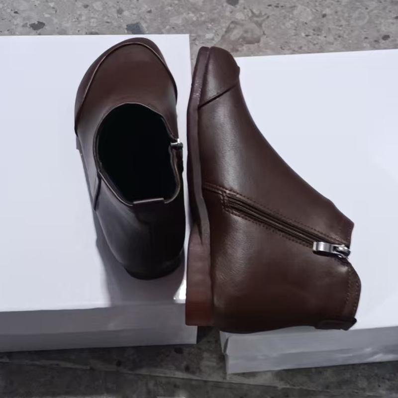 Fashion Flats Ankle Women's Boots Fashion Dress New Shoes Designer Winter Woman Botas 2025 Casual Cozy Goth Classic Mujer Chelsea Boots