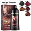 Natural Quick Hair Dye Shampoo Dyeing Argan Oil Dark Brown Mokeru Argan for Gray Hair Dyeing Shampoo