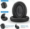 Replacement Earpads for BOSE QC35 for QuietComfort 35 & 35 II Headphones Memory Foam Ear Cushions High Quality with Crowbar