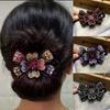 Sweet Rhinestone Barrettes Accessory Duckbill Clip Simple Temperamental Flower