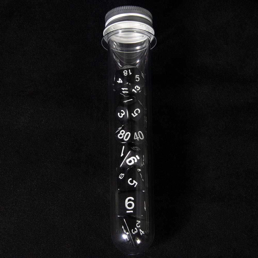 Polyhedral Dice Set 7Pcs Role Playing Game Dice with Tube for Table Board Game RPG D&D