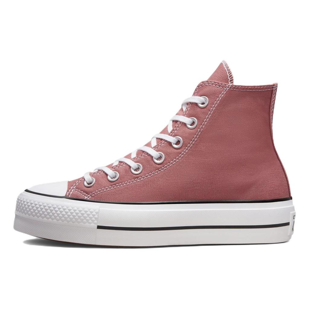 Converse Chuck Taylor All Star Lift Platform Seasonal Color High Top Canvas Shoes Women Sneakers Red-Brown A01367C
