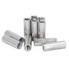10Pcs Coupling Nut Round Rod Connector Female Thread 304 Stainless Steel M8x1.25 12 L35mm