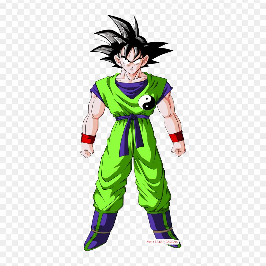 Patches For Clothes Bag Iron On Thermal Stickers Goku Con Fondo Transparente Goku Vegeta Pattern Washable Heat Transfer