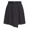 Fustl Skirt 6 Solid Color Asymmetrical Design Sports Casual Skirt Women Skirts Black IY3371