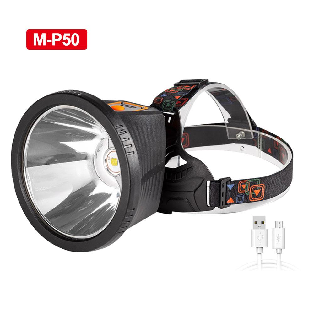 Ultra Bright 20W P50/P70 LED Headlamp USB Rechargeable Waterproof Bicycle Head Light Torch 4 Modes Searchlight Built-in Battery