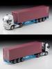 Tomica Limited Vintage Neo 164 LV-N292a Hino Profia 40ft Marine Container Trailer Toho Sharyo TC36H1C34 Silver Finished Product
