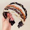 New Women Chain Hair Hoop Twined Exquisite Hairbands Lady Temperament Thin Edge Hair Decorate Headband Fashion Hair Accessories