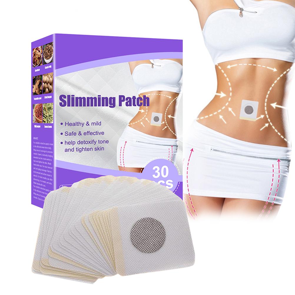 30Pcs Slimming Patches Weight Loss Patches Firming Fat Burning Sticker for Beer Belly Buckets Waist