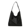 Leather Soft PU Shoulder Bag Large Capacity Underarm Bag Simple Women Handbag  Shopping