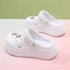 Women's Soft EVA Summer Slippers Round Home Slides Dry Wedges Platform Beach Sandals Thick Bottom