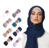 Breathable Cotton And Linen Headscarf, Seersucker Scarf, Ethnic Style Headscarf, Headscarf And Cap Jdwj-32