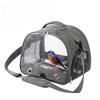 Portable Parrot Carrier Bird Backpack with Perch & Side Window Foldable Small Pet Travel Cage Practical Bird Supplies for Trips