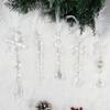 Christmas Ornaments Snowflake Icicle Tree Decoration Enhance Atmosphere