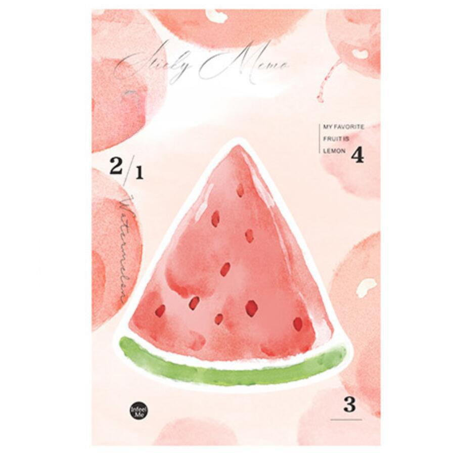 1 Pieces Cute Kawaii Natural Fruits Sticky Note Memo Pad Office Planner Sticker Stationery School Supplies Decoration Adhesive