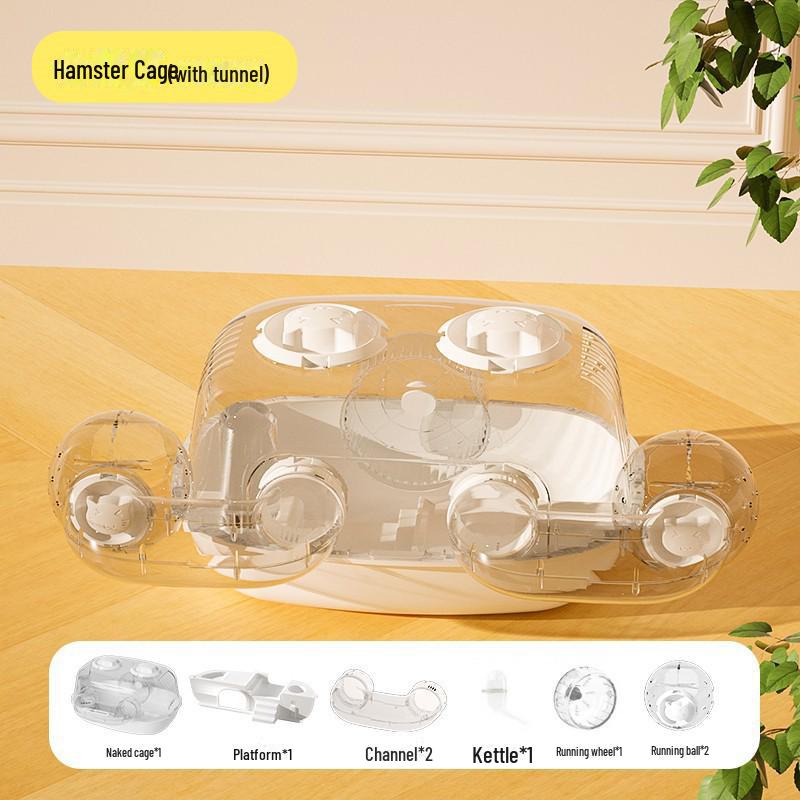 Golden Bear Hamster Tunnel: DIY Tube Module for Cage and Landscaping