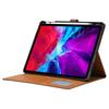 For iPad Pro 11 (2024) Case Auto Wake/Sleep Leather Wallet Tablet Cover with Card Slot