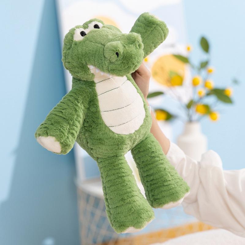 Cute Green Long-legged Crocodile Doll Plush Toy Crocodile Doll Children's Soothing Rag Doll Girl Birthday Gift