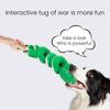 Interactive Squeaky Rope Dog Toy Plush Chew Toy with Sound Dental