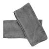 Set of 2 Cotton Guest Towels 500 Gr/m2 30x40 Cm LAGUNE Gray, by Soleil D'ocre