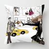 Nordic Fashion Ladies Pillowcase Home Decoration Living Room Sofa Decoration Cushion Cover  Bed Decoration Pillow Set