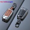 Car Key Cover Zinc Alloy Keycase for VW Volkswagen Tiguan Jetta Eleven To Sixteen Passat Golf Six Teramont Touareg Car Keychain