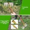 Garden Rake with Removable Design Ergonomic Handle Efficient Weeding Tool with Sharp Tips Garden Tool