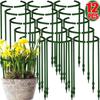 2/4/8/10/12PCS Plastic Support Pile Stand Plant Support Pile for Flowers Greenhouses Arrangement Fixing Rod Holder Gardening Tools
