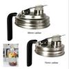 Yousheng Mason Jar Pour Spout Lid with Handle Wide Mouth Flip Cap for Mason Jars Leak Proof Seal Cover for Drinking Food Storage
