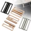 5pcs Square Belt Buckle Practical Elastic Waistband Buckle DIY Metal Clasp