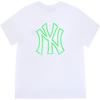 New MLB New York Yankees T Shirts Unisex White 31TSN3031-50W