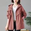 Autumn Women Jacket Hooded Windbreaker Long Sleeve Casual Coats Female Jacket Loose Outwear Bomber Jackets