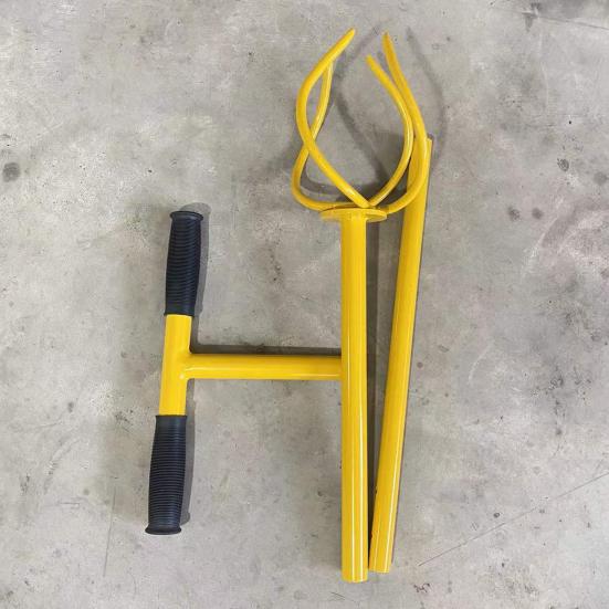 Garden Twist Tiller Manual Hand Tiller with Removable Big Claw Heavy Duty Claw Soil Cultivator with T Handle for Soil Loosening Aerating