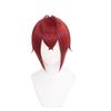Cosplay Wig Featuring the Second Perfect for Short Red and Other Includes 3 Bonus Heat-resistant Castle, Hair, Hair, Parties, Halloween, Events.