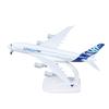 20CM Toy Planes for Boys Diecast Metal Airbus A380 Prototype Airlines Airplanes Model Toy for Collection