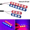 2Pcs 6/12LED Strobe Warning Flashing Grille Warn Emergency Light For Car Truck  Atmosphere Lights For Car Motorcycle Led Light
