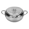 304 Stainless Steel Deep Fryer Pot Temperature Control Multifunctional Oil Saving Thickened with