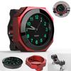 Aluminum Alloy Motorcycle Clock Waterproof Mount Quartz Clock Watch Luminous Clock 22-28mm Handlebar Styling Car Accessories