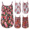 Women Summer Printed Sleeveless Vest Blouse Tank Tops Camis Clothes 