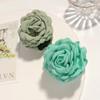 16 Colors Sweat Medium Size Cotton Fabric Rose Flower Hair Claw Clips for Women Korean Ctach Shark Clamp Hair Accessories