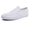 Fashion Spring Summer White Black Shoes Men Slip-on Flat Casual Brand Male Footwear Cool Young Man Street Style